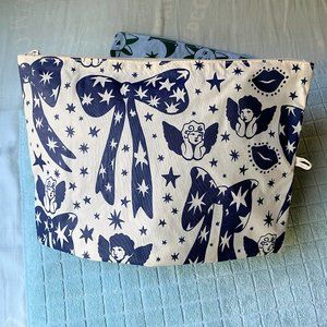 NWOT Baggu Go Pouch Large - Cherub Bow